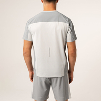 Ensemble deux pièces sportif léger d'été personnalisé en gros pour hommes : T-shirt et short