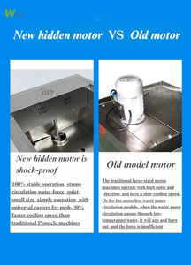 Congelador de helados de seis moldes marca WICE, diseño de acero inoxidable, bajo mantenimiento, gran inversión para su negocio comercial de helados. - Product Image 3
