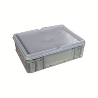 Récipient à plateau multi-usages Euro Logistics 600x400mm Boîte de retournement en plastique utilisée dans les caisses en plastique des usines de volaille et de viande