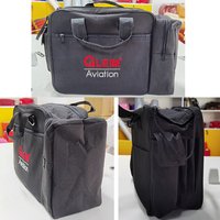 Sac de vol rembourré Gleim avec logo personnalisé d'usine, sac portable pour agent de bord, sac de voyage pour pilote en cabine d'avion