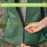 Sac d'arrosage pour arbres en PVC de 20 gallons, sacs d'irrigation goutte à goutte pour plantes de jardin, sacs d'arrosage à libération lente, sacs d'arrosage suspendus réutilisables