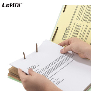 Màu Xám/Màu Xanh Lá Cây Thư 2 Mở Rộng Pressboard Phân Loại Tập Tin Thư Mục Cho Các Tập Tin Y Tế Tiêu Chuẩn/Pháp Luật Khách Hàng Tập Tin/Văn Phòng Báo Cáo - Product Image 3