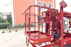 Elevador de brazo montado en remolque, plataforma aérea articulada hidráulica para hombre, elevador telescópico de araña para la venta, 14M, 16M, 18M - Product Image 3