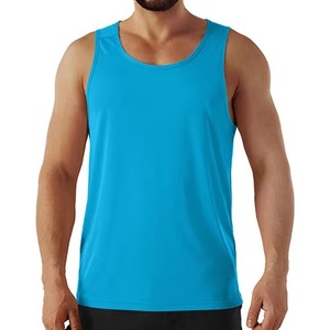 เสื้อกล้ามออกกำลังกายผู้ชาย ผ้าฝ้าย 100% สีพื้น ใส่สบาย สำหรับเล่นเวทและเพาะกาย - Product Image 1