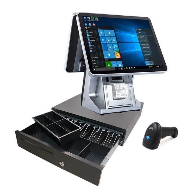 Desktop All in One PC 15.6 Inch Touchscreen Windows Computer Caisse Enregistreur