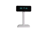 Precio de Fábrica LIF VFD Pantalla de Cliente de 2 Líneas Interfaz USB/RS232 Múltiples Idiomas Compatible con Windows/Linux/Android/iOS POS
