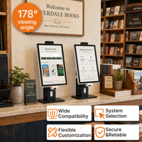 Kiosco Modular de Autoservicio con Pantalla Táctil POS de 15.6"/21.5"/23.8" con Impresora y NFC para Restaurantes y Comercios