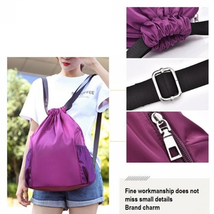 2025 Drawstring <b>Backpack</b> Bags Low Cost Ready Size Stock Waterpoof 600D Soccer Design Polyester Drawstring Bag for Man and <b>Woman</b> - Product Image 3