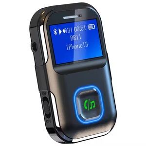 Bluetoothカーキット用ポータブルデュアル同時モバイル接続スマートBTレシーバー - Product Image 1