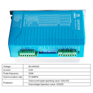 Драйвер шагового двигателя JUST 2DM2260, 80-240 В переменного тока, 8,0 А, 200 000 импульсов, для двигателей NEMA42/NEMA51 - Product Image 3