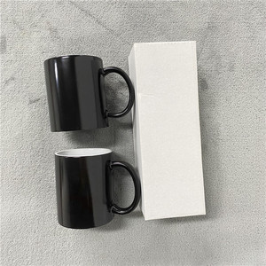 Café, lait, cacao chaud, thé, <span class=keywords><strong>latte</strong></span> et sublimation vous-même Tasse de voyage en céramique 11oz 330ml céramique vierge changement de couleur sensible à la chaleur - Product Image 1