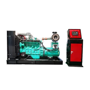 مجموعة مولد غاز مفتوح النوع 200 كيلو وات، مولد غاز طبيعي مبرد للمياه 250kva مع محرك كومنز