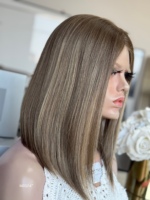 Perruque en cheveux humains casher SHY, style personnalisé, cheveux naturels, dessus en dentelle, programme de perruques sur mesure, fournisseur de marque