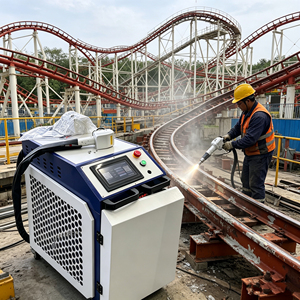 Limpiador Láser Portátil de 1500W para Fundición de Metales, Automático, Fácil de Operar, Nueva Máquina de Acabado para Eliminar Óxido y Pintura de Superficies - Product Image 1