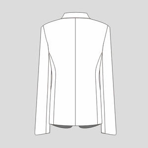 Abbigliamento <span class=keywords><strong>donna</strong></span> estate autunno alta qualità signore paillettes montaggio completo personalizzato Costume formale giacca - Product Image 5