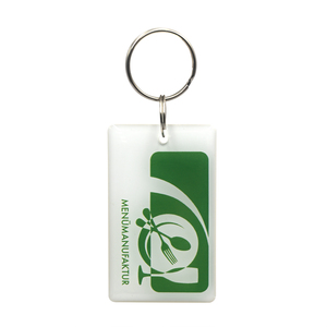 13.56MHz tùy chỉnh in ấn <span class=keywords><strong>Mifare</strong></span> cổ điển Ev1 1K NFC và UHF 40*25 mét RFID epoxy keycard với vòng kim loại để kiểm soát truy cập - Product Image 1