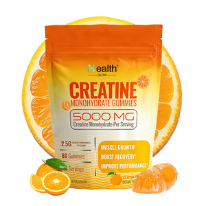 Bulk Order <b>Creatine</b> Gummies Orange Flavor 5000mg Lean Muscle Gym Strength Endurance Vegan Non-GMO Sugar Free Custom Label OEM - Product Image 1