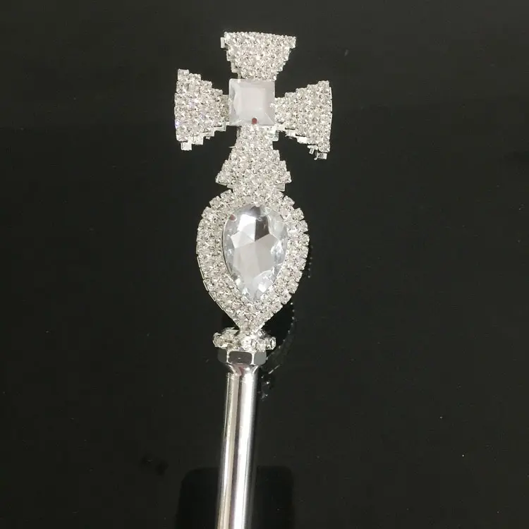 Strass Pageant Scepter Beauty contents Crystal Wand Tiara scettro per ragazze