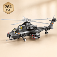 Ensemble de blocs de construction hélicoptères de combat Thunderbolt et avions de chasse – Vente en gros pour distributeurs de jouets, modélistes et magasins d'articles de loisirs