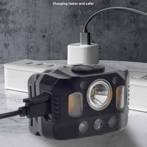 Faro portátil <span class=keywords><strong>para</strong></span> correr, resistente al agua, recargable por Usb, Sensor <span class=keywords><strong>DE</strong></span> EMERGENCIA profesional <span class=keywords><strong>para</strong></span> exteriores, lámpara <span class=keywords><strong>de</strong></span> cabeza Led - Product Image 4