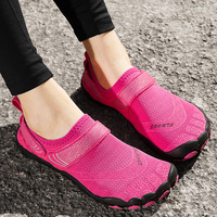 Chaussures de wading pliables à séchage rapide, légères, en maille, minimalistes, à bout large, avec semelle extérieure cramponnée pour la marche en rivière et sur les terrains boueux