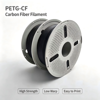 Filament PETG-CF en fibre de carbone 1,75 mm, haute résistance, rigide, faible déformation, matériau d'impression 3D pour imprimante 3D FDM
