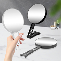 Manual Magnifying Glass with 10X/5X Dual Surfaces 10x Magnification for Makeup Application 5x Overall View