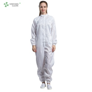 H-1108 autoclavable chống tĩnh điện ESD phòng sạch Jumpsuit yếm với mũ lint-miễn phí Trọng lượng nhẹ Unisex thiết kế - Product Image 5