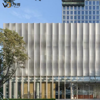 Panneau de revêtement mural extérieur en alliage d'aluminium perforé, panneau de façade en aluminium, tôle métallique perforée, mur-rideau pour villa