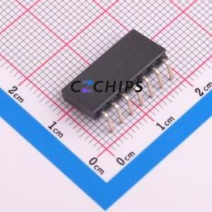 A2541HWR-7P Pin Socket Bent Lead Through Hole,P=2.54mm Connector 1x7P 2.54mm Square Hole Right Angle Insert - Product Image 2