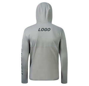 เสื้อยืดตกปลาระบายอากาศได้ดีสำหรับผู้ชายเสื้อตกปลา UPF50กันแดดป้องกันรังสียูวีพิมพ์ซับลิเมชันออกแบบได้ตามต้องการ - Product Image 5