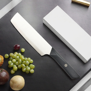 Cuchillo de Cocina Estilo Chef Pakistaní Hecho a Mano, Hoja de Acero Inoxidable, Mango de Plástico, para Rebanar, Acampar al Aire Libre, Cocinar, Supervivencia - Product Image 3