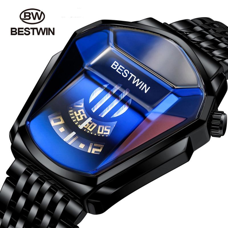 BESTWIN 6615M Brand Couple Luxury Fashion Sport Watch Military Quartz Wristwatch Top New Design Lovers Casual Men Clock