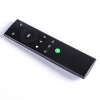Nouveauté DT-014 Télécommande universelle intelligente IR BLE vocale pour TV, logo/fonctions/icônes personnalisables OEM, ABS