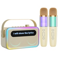 <strong>Douyin</strong> <strong>Hot</strong> Selling U8 AI Smart Lyrics Display Outdoor for Bluetooth Speaker K Song Audio RGB LED Lighting Battery Powered