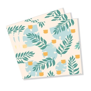 Vaisselle de fête sur le thème du zoo 7 pouces 9 pouces <span class=keywords><strong>Assiette</strong></span> d'animaux de la <span class=keywords><strong>jungle</strong></span> pour décorations - Product Image 3