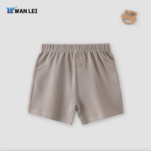 Ensemble 3 pièces pour bébés garçons : Haut en jersey CVC 180 g/m², gilet gaufré 210 g/m² et short – Vêtements assortis pour tout-petits 0-2 ans - Product Image 2