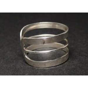 Vente en gros de bagues en argent sterling 925 à la mode vintage, bijoux en argent faits à la main, cadeau de mariage pour tous - Product Image 4