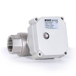 DN20 NSF61ควบคุมน้ำจับเวลาสวนสแตนเลสมอเตอร์ไฟฟ้าบอลวาล์ว Tonheflow 24โวลต์ - Product Image 2