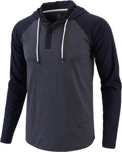 Sudaderas con capucha para hombre Camisa Casual Entrenamiento Atlético Moda Con capucha Jersey ligero Sudadera Manga larga con cordón - Product Image 5