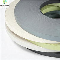 Bande de bordure en PVC/ABS 1*18mm pour meubles, accessoires en bois/mélamine/armoires/tables, bordure en acrylique pour armoires, bande de bordure en PVC