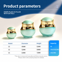 Pots cosmétiques haut de gamme 5g/10g/15g/20g/30g, pots à crème, bouteilles en plastique, vente directe d'usine