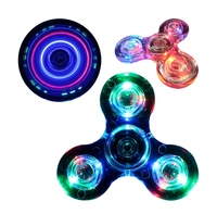 Lumineux Led EDC Light Fidget Spinner Hand Top Glow In Dark Light Edc Figet Spiner Finger Stress Relief Toys