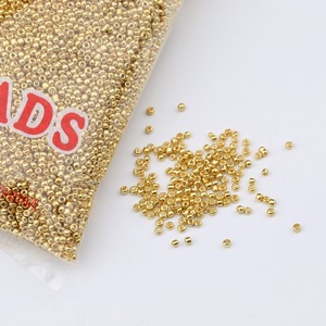 High Quality 450g/bag 2mm Glass Seed <strong>Beads</strong> <strong>Round</strong> Gold Silver Plated Seed <strong>Beads</strong> Wholesale for Embroidery Jewelry Making Bulk - Product Image 3