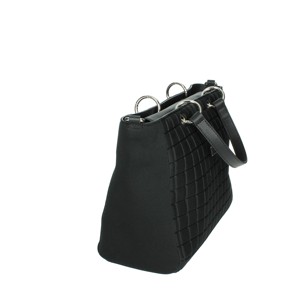 Borsa Casual X10.002 decorazione a catene nere fodera in vera pelle aperta a due cinturini stampa Logo Casual di ultima generazione - Product Image 6
