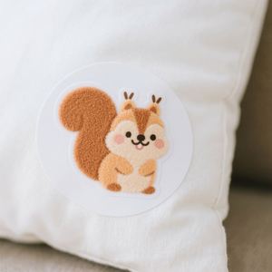 Waterproof <b>Metal</b> Label Tag with Logo Custom Sticker for Bags and Clothes - Product Image 5