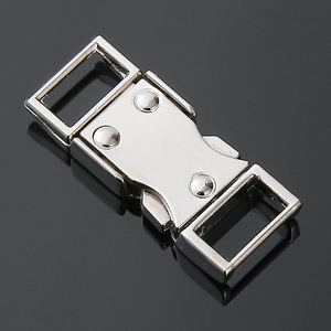 Metal Side Release Buckle 10mm Silver Durable For Bags Backpacks <b>Webbing</b> Hardware Accessories - Product Image 1