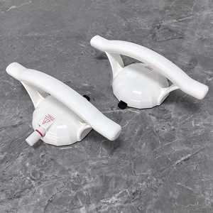 Barres d'appui pour salle de bain, poignées à ventouse en plastique, capacité de charge de 150 lb, pour la sécurité de la baignoire et des toilettes - Product Image 1
