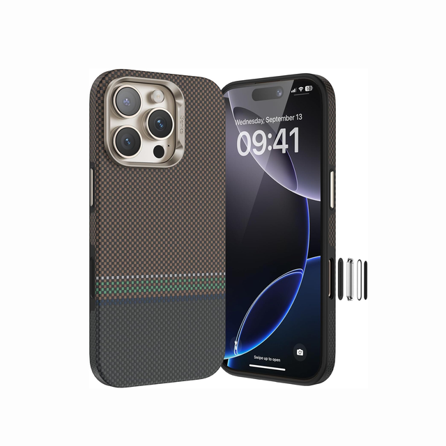 BENKS Prestige ArmorPro Case for iPhone 16 Pro Max,Shockproof Protective Case Made with Dupont Kevlar 1000D Aramid Fiber & TPU