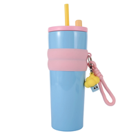 Mug à café isotherme classique personnalisé en acier inoxydable avec couvercle et poignée, double paroi sous vide, anti-fuite, pour le camping et les boissons froides